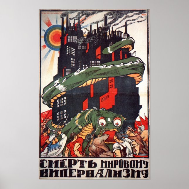 Död till World Imperialism Poster (Framsidan)