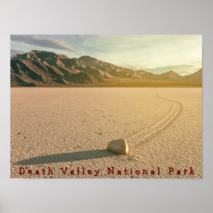 Död Valley Racetrack Playa Poster