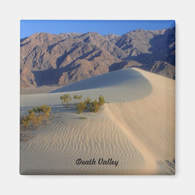 Död Valley Sand Dunes Magnet (Framsidan)