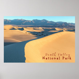 Död Valley Sand Dunes Poster
