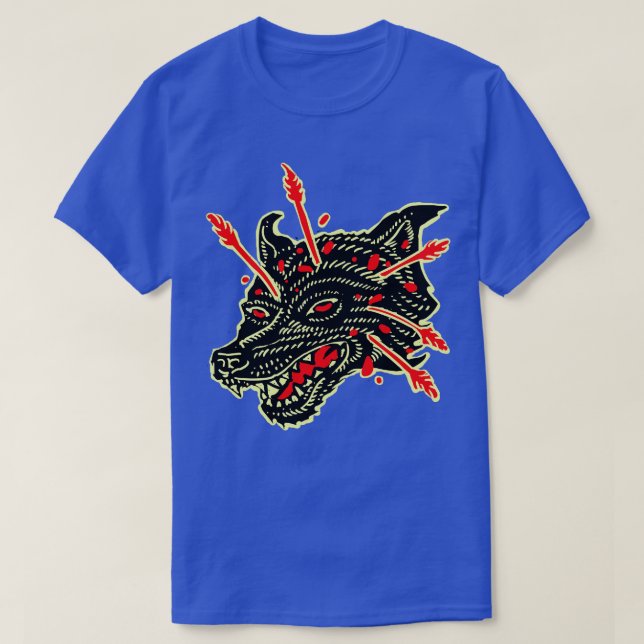 död varg t shirt (Design framsida)