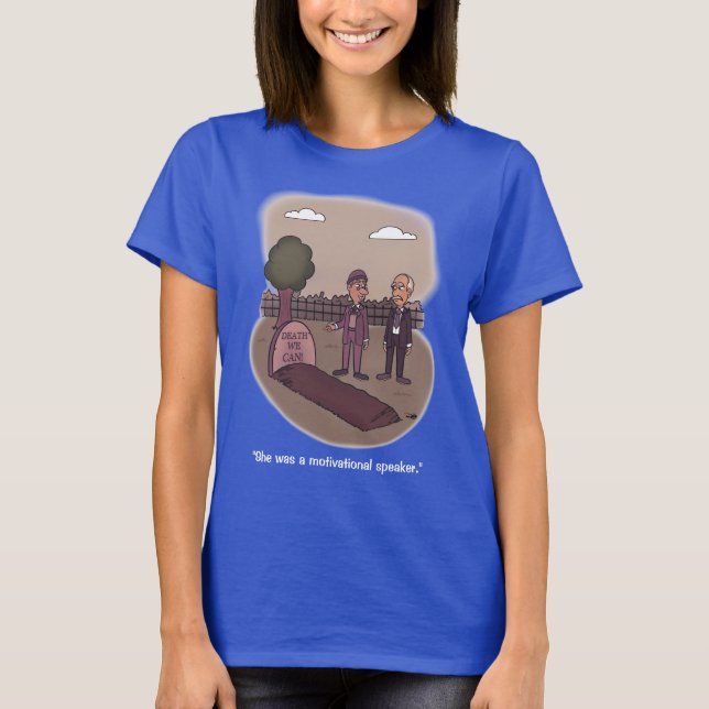 Död vi kan blåsa t shirt (Framsida)