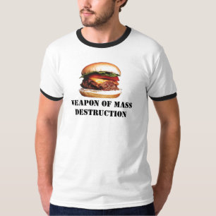 Död vid cheeseburgeren t-shirt