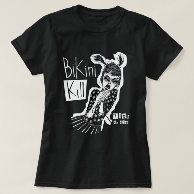 döda av bikini-band punk45.png t shirt (Design framsida)