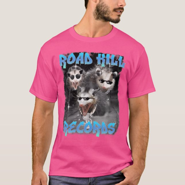 Döda av färdskrivare Opossum Funny 90S Bootleg Rap T Shirt (Framsida)