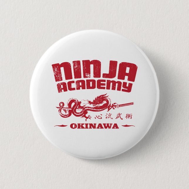 Döda Bill för Ninja Academy Okinawa Knapp (Framsida)