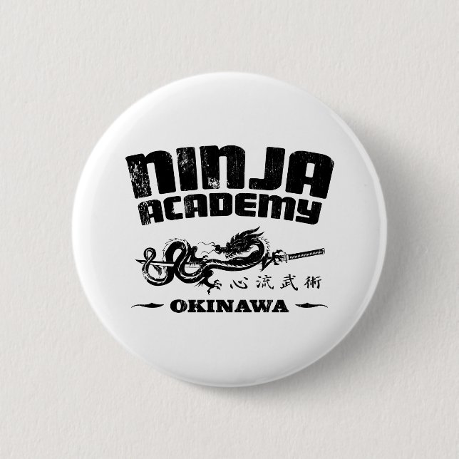Döda Bill för Ninja Academy Okinawa Knapp (Framsida)
