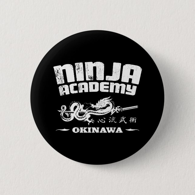 Döda Bill för Ninja Academy Okinawa Knapp (Framsida)