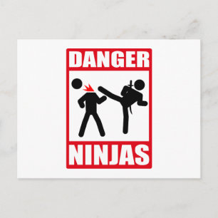 Döda Bill för Ninja Academy Okinawa Vykort