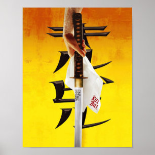 Döda Bill katana Poster