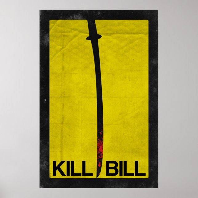 Döda Bill minimalist Poster (Framsidan)