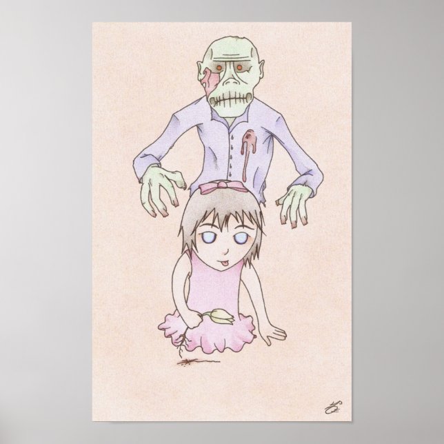 döda blommor poster (Framsidan)