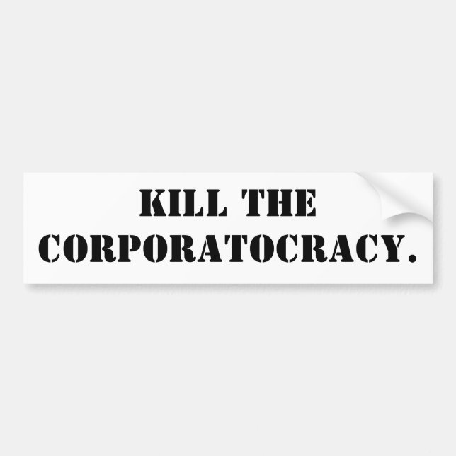 DÖDA CORPORATOCRACY.EN BILDEKAL (Framsidan)