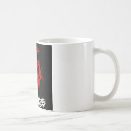 Döda Dagar Tribal Hjarta Kaffemugg