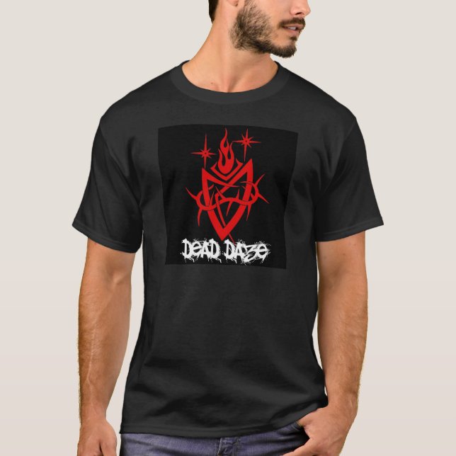 Döda Dagar Tribal Hjarta Tröja (Framsida)