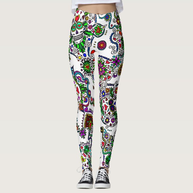 Döda Dagen Dam Leggings (Framsida)