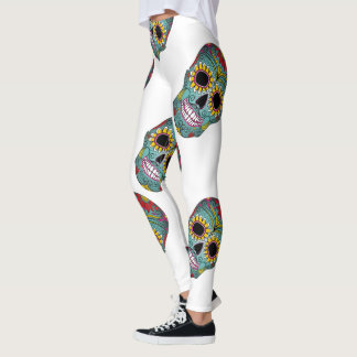Döda dagen Ljus Skalle Leggings