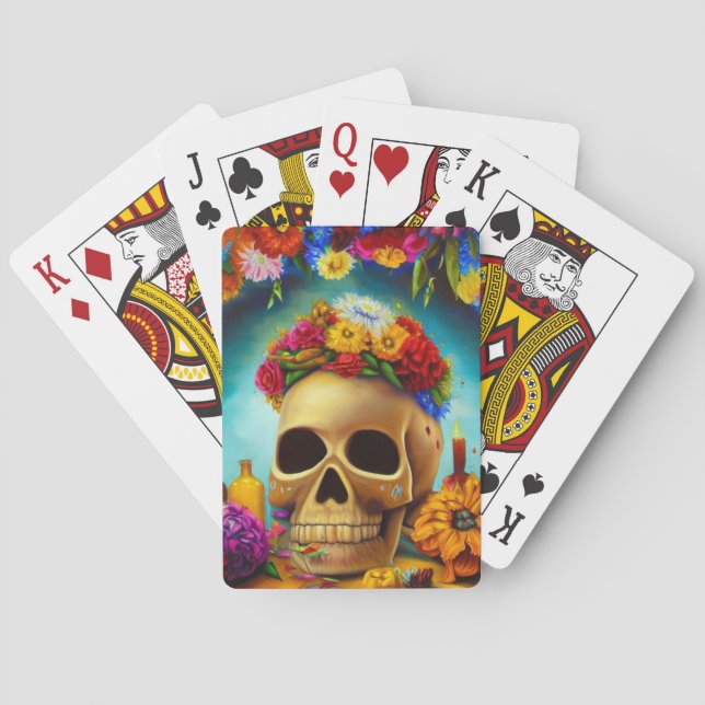 Döda-dagen-offrendas (6) casinokort (Baksidan)