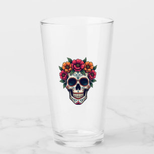 Döda dagen Socker Skalle � Dia de los Muertos S Glaskopp