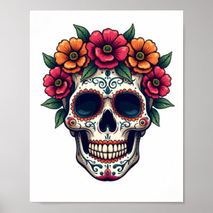 Döda dagen Socker Skalle � Dia de los Muertos S Poster