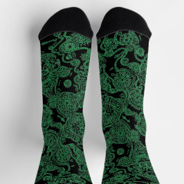 Döda Dagen Sockor med Dödskalle Mönster