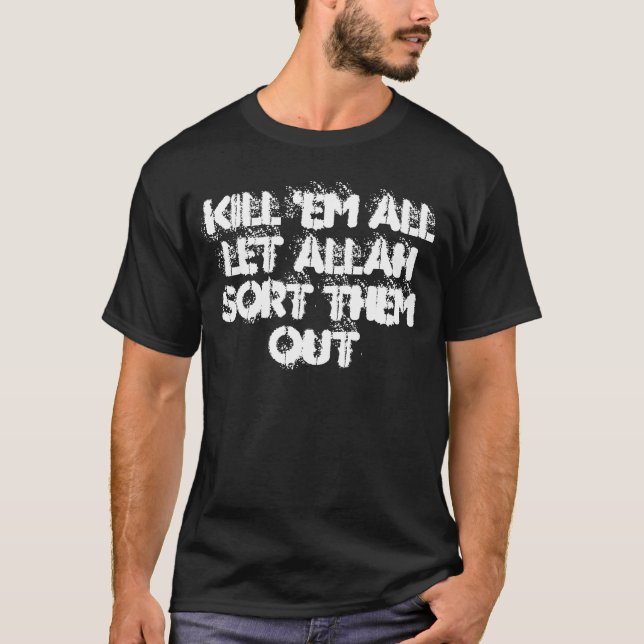 Döda dem all utslagsplats t-shirt (Framsida)