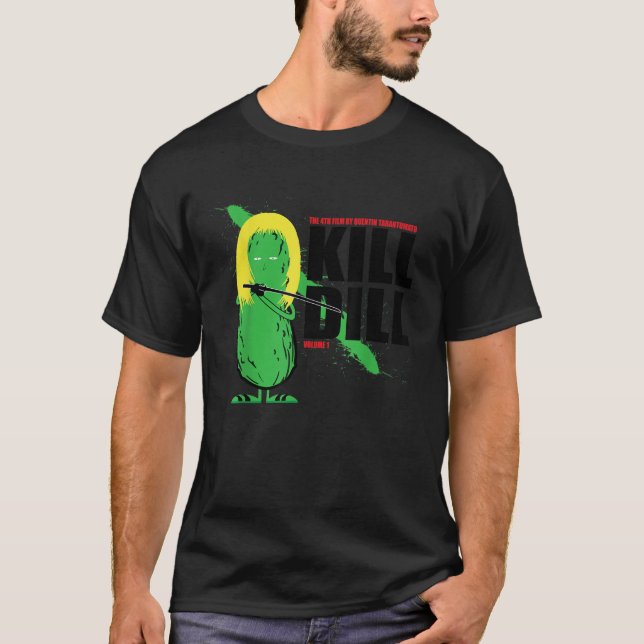 Döda Dill Funny Foodie Dill Pickle Pun T Shirt (Framsida)