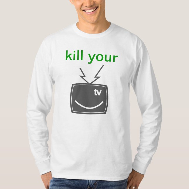 döda din TV Tee Shirt (Framsida)