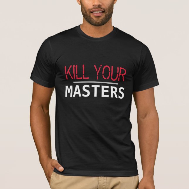 Döda dina mallar t shirt (Framsida)