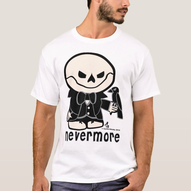 Döda Eds Nevermore hållbara T-tröja T-shirt (Framsida)