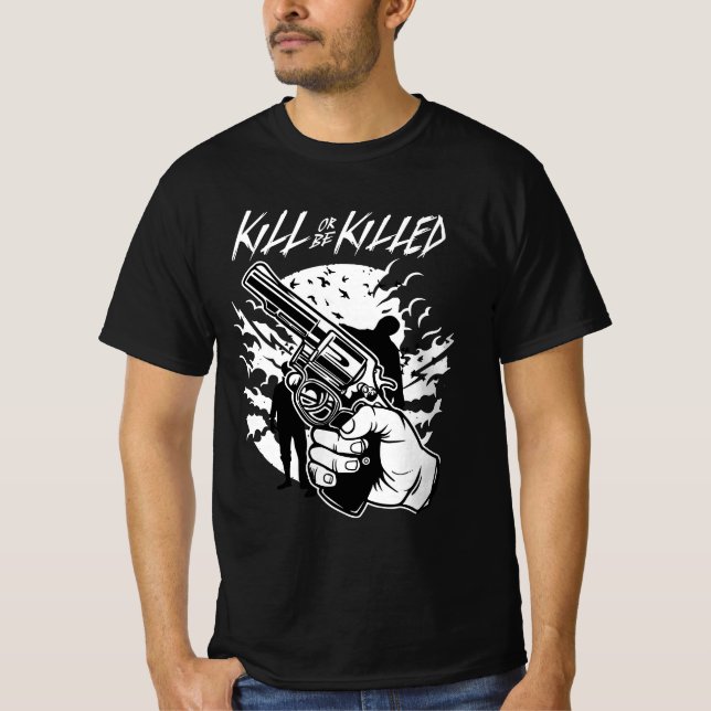 Döda eller avlivning av pojkar och flickor New Hal T Shirt (Framsida)