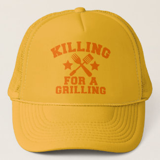 DÖDA FÖR A som GRILLAR BBQ-design Keps