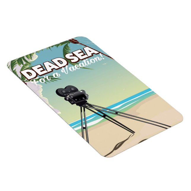 Döda havet för semester! Resaffisch Magnet (Högersidan)