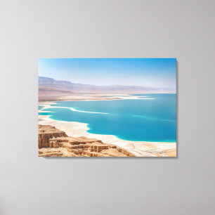 Döda havet i Israel Canvastryck