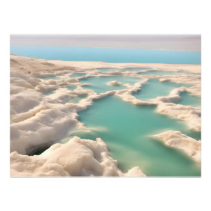 Döda havet i Israel Fototryck