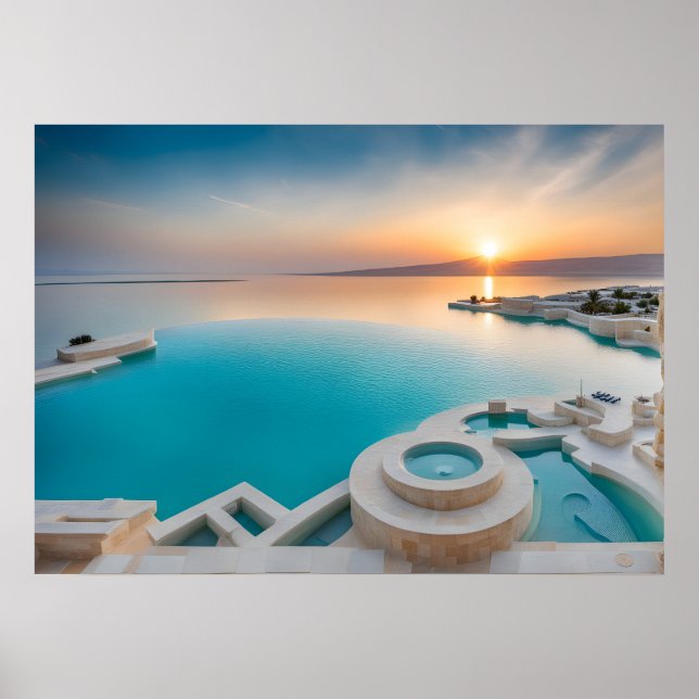 Döda havet i Israel Poster (Framsidan)