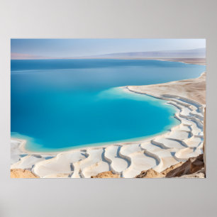 Döda havet i Israel Poster