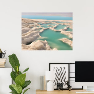 Döda havet i Israel Poster