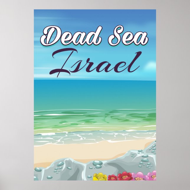 Döda havet Israel resaffisch Poster (Framsidan)