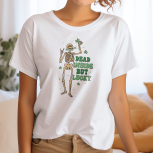 Döda insidan men Lucky St. Patrick dag T-Shirt
