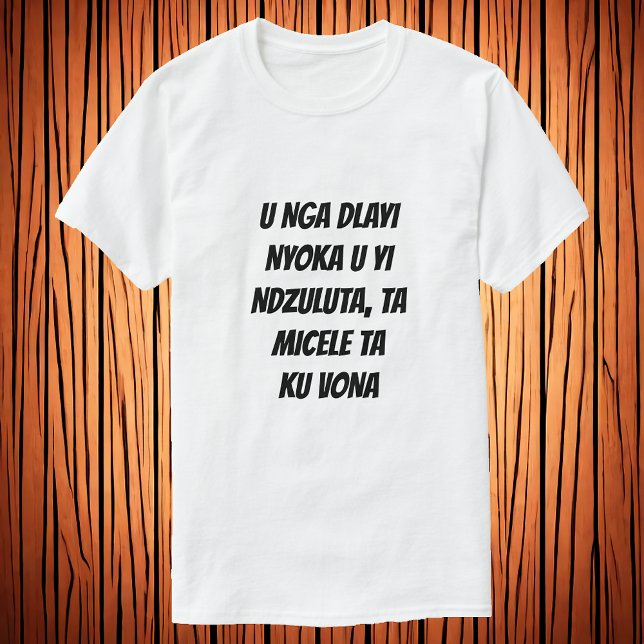 Döda inte en orm och dra den t shirt (Skapare uppladdad)