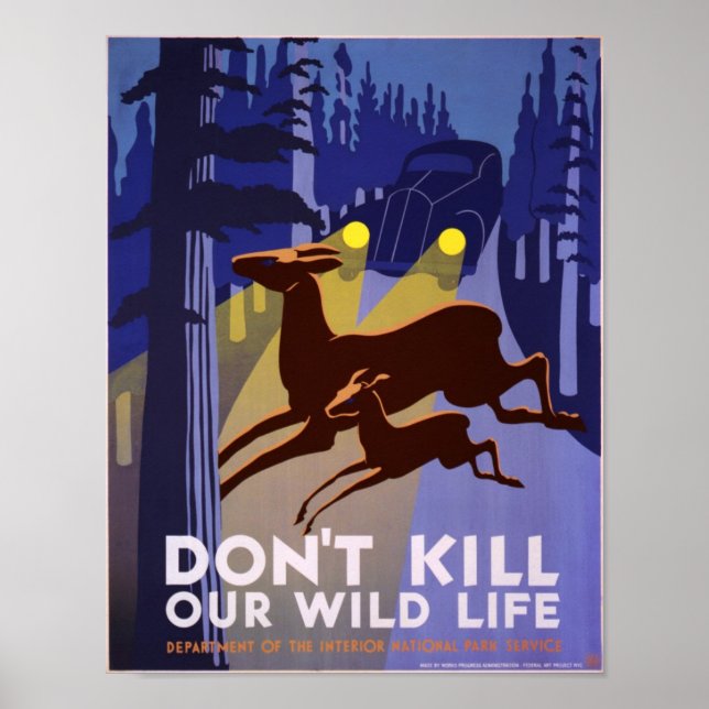 Döda inte vårt djurliv poster (Framsidan)
