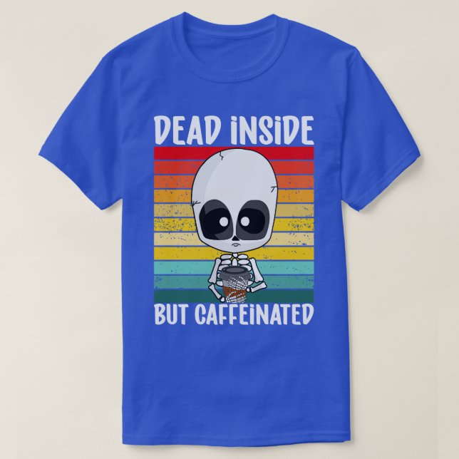 döda inuti men koffeinerade t shirt (Design framsida)