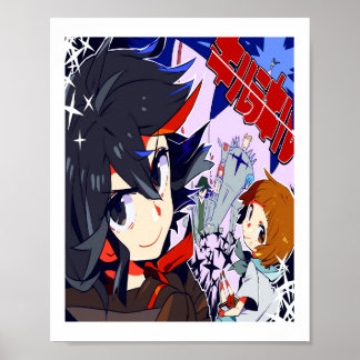 Döda la Döda Ryuko och Mako Döda la Döda animg Poster