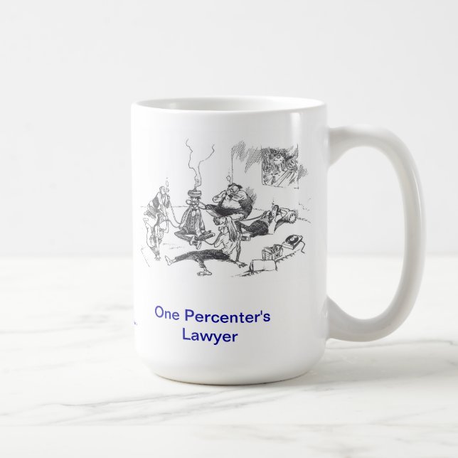 Döda Lawyer™ en Percenters mugg för advokatkaffe (Höger)