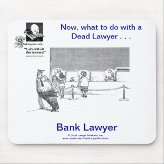 Döda Lawyer™ packar ihop advokaten Mousepad Musmatta
