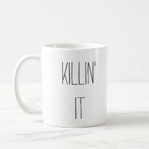 Döda noveltyn för motivation kaffemugg