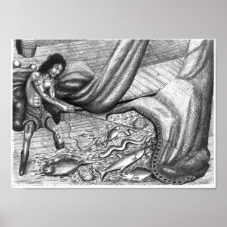 Döda Öga Poster av Vannak och fisknät