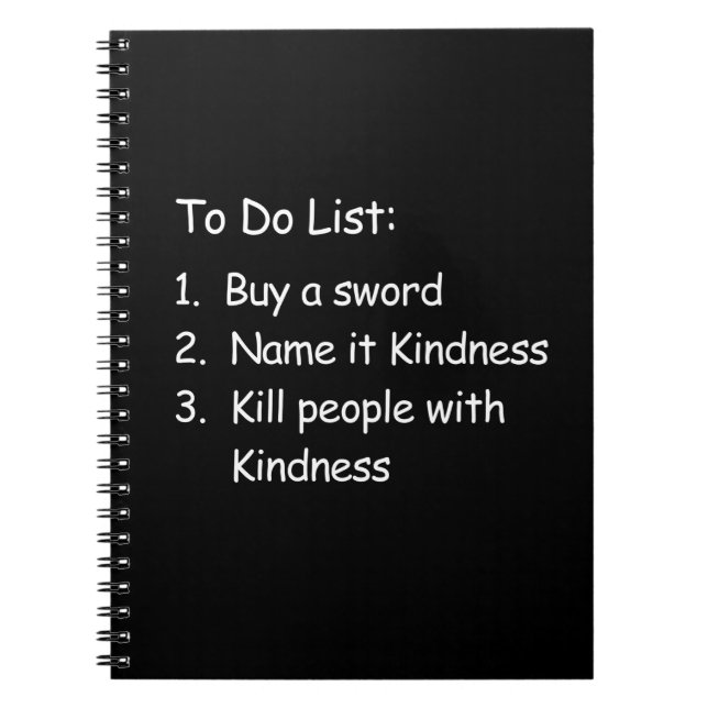 Döda Peole med vänlighet Anteckningsbok (Framsidan)