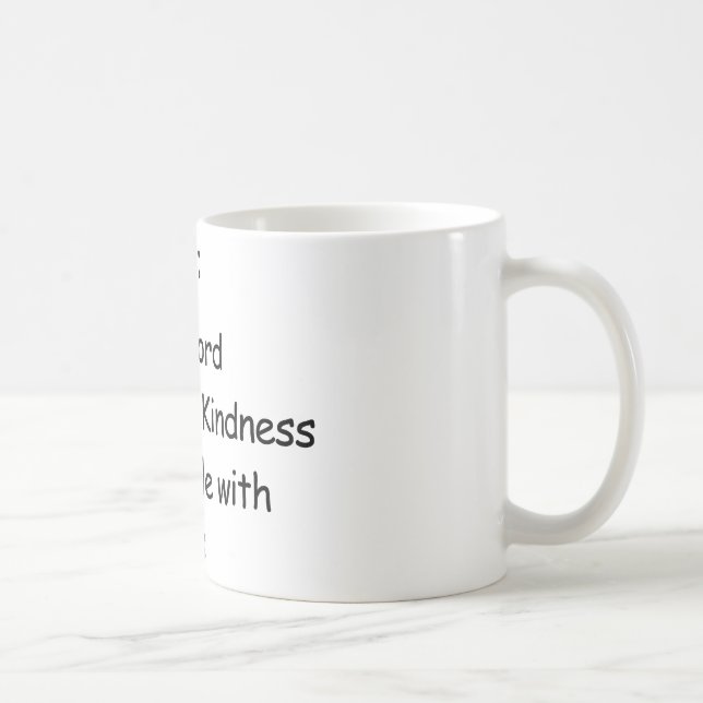 Döda Peole med vänlighet Kaffemugg (Höger)